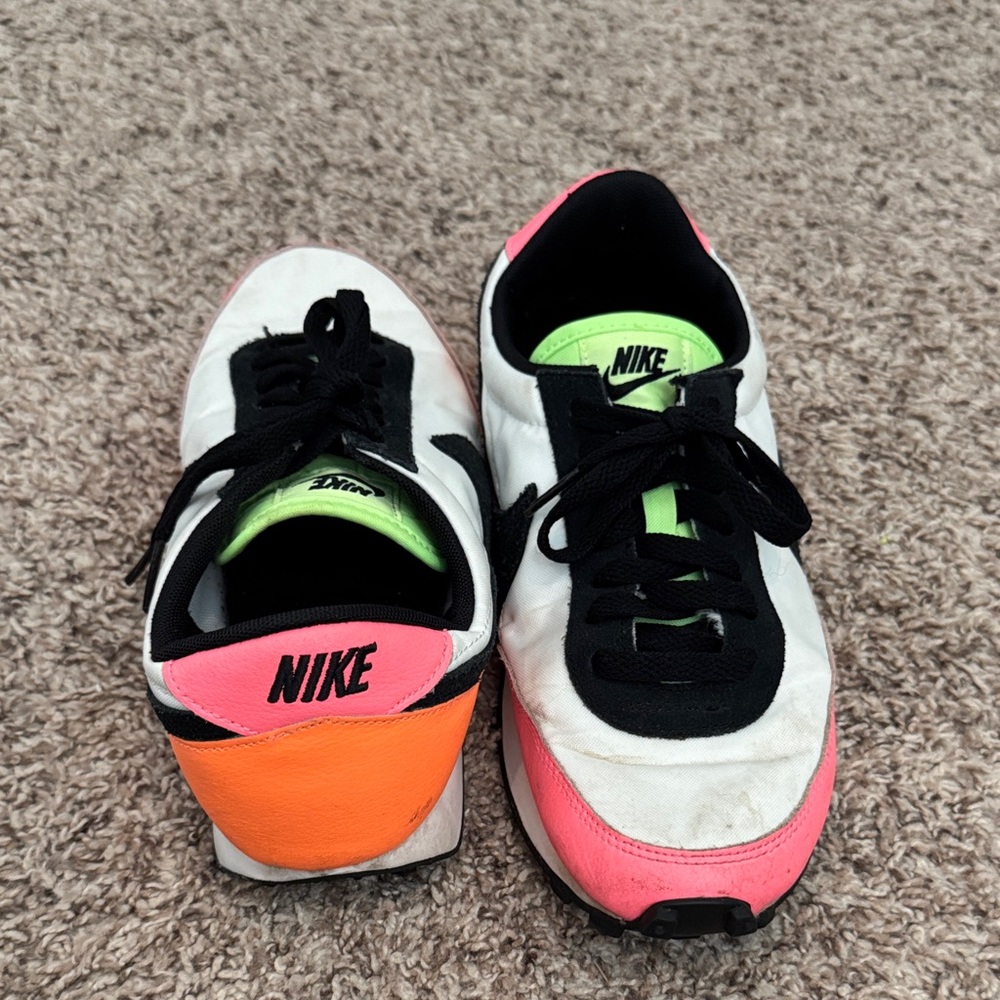 Nike White and Neon Colors Athletic Shoes - Picture 12 of 14